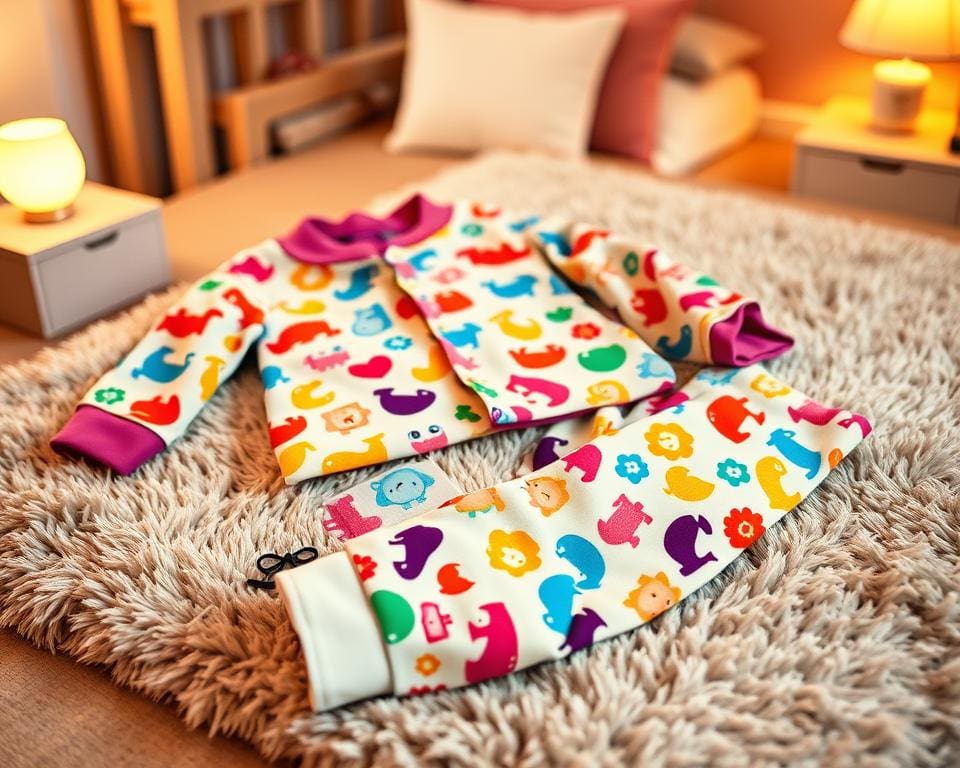 vrolijke kinderpyjama