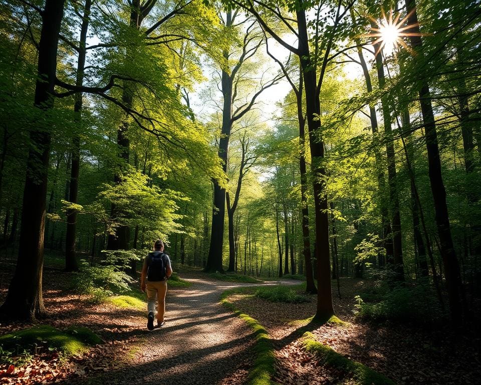 wandelen in de natuur
