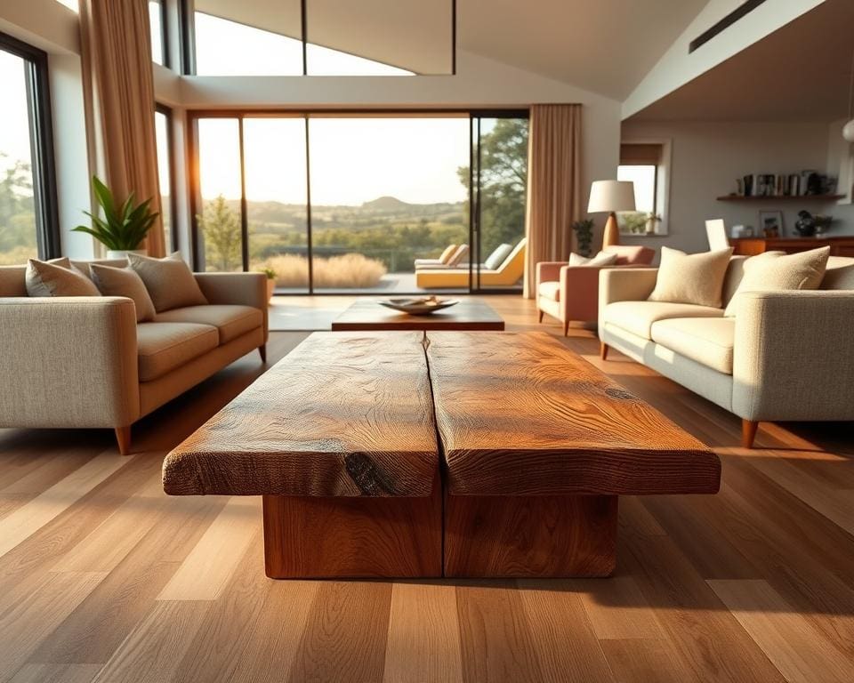 Hoe gebruik je oud hout in een modern interieur?