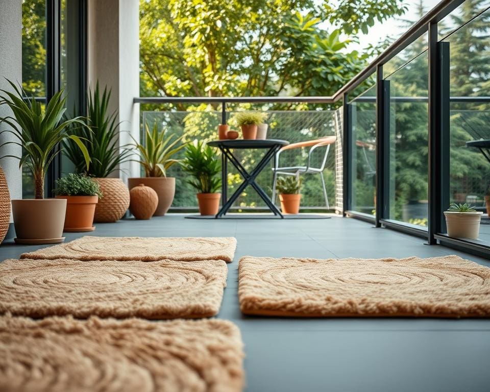Vloermatten die een balkon extra comfortabel maken