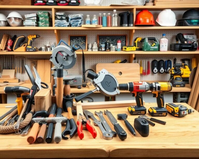 Werken in de bouw: gereedschappen en veiligheid