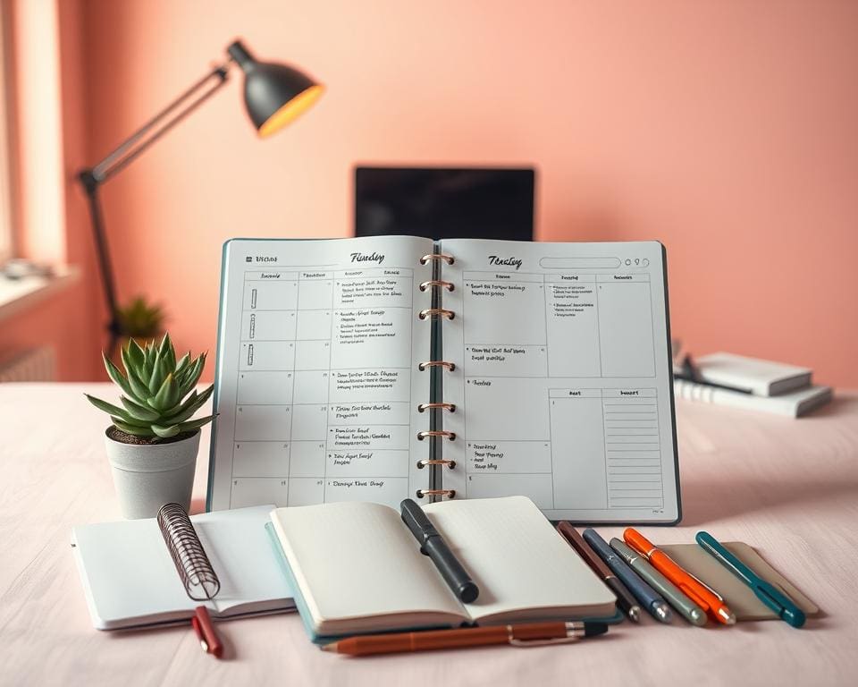 planning voor productieve dagindeling