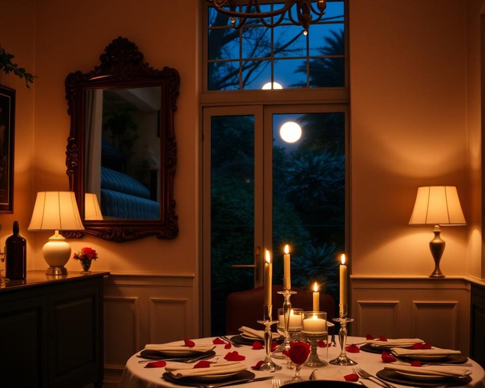 Tips voor een romantisch diner thuis