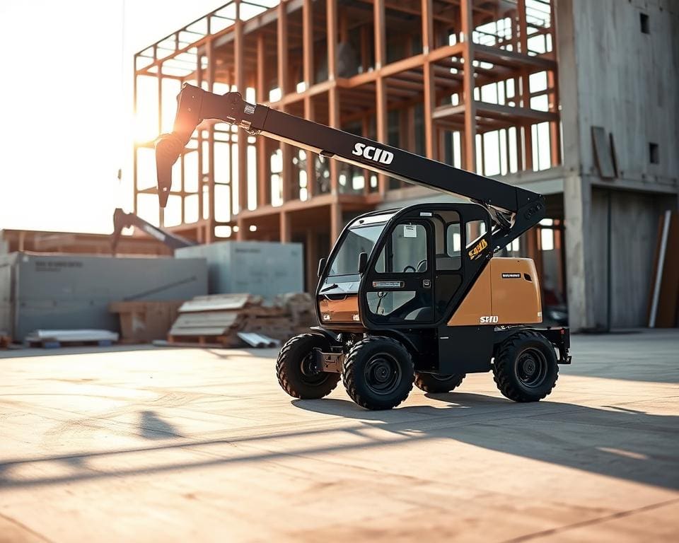 Wat maakt een minikraan huren efficiënt op de werf?