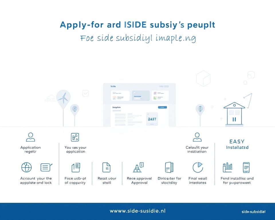 Welke stappen volgen bij ISDE subsidie via side-subsidie.nl?