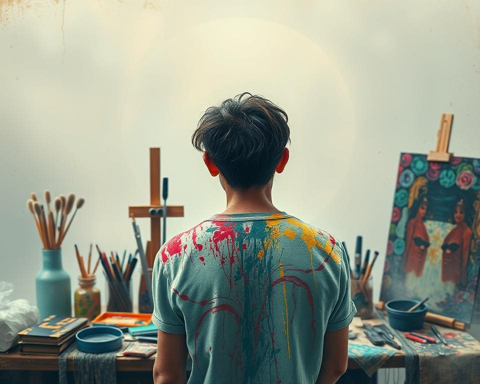 Hoe gebruik je kunst om jezelf te tonen?