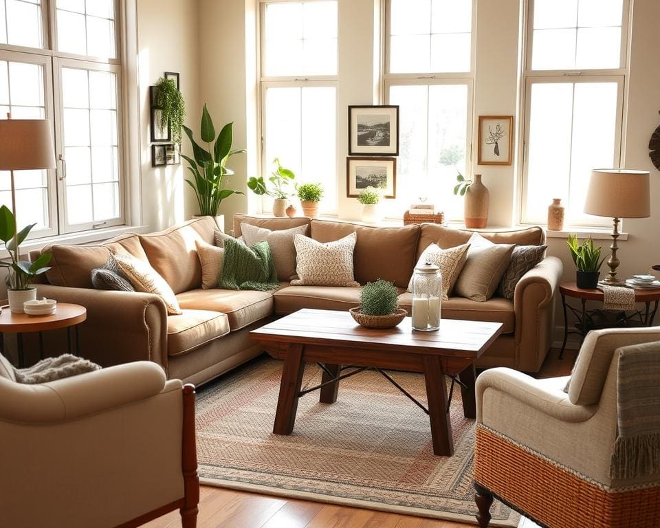 Hoe maak je je woonkamer gezellig met weinig budget?