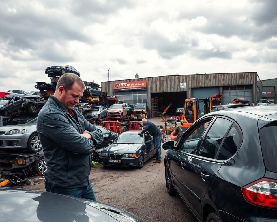 Hoe werkt een auto sloperij met landelijke dekking in Nederland?