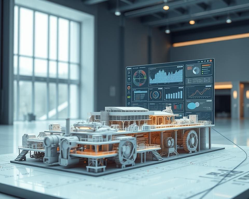 Hoe werkt een digitaal twin-model in technische projecten?