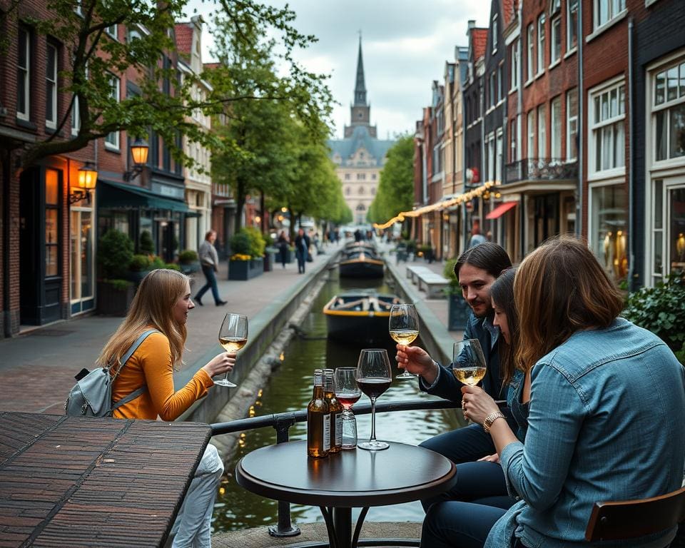 Wat maakt een wijnproeverij aan de grachten zo speciaal?