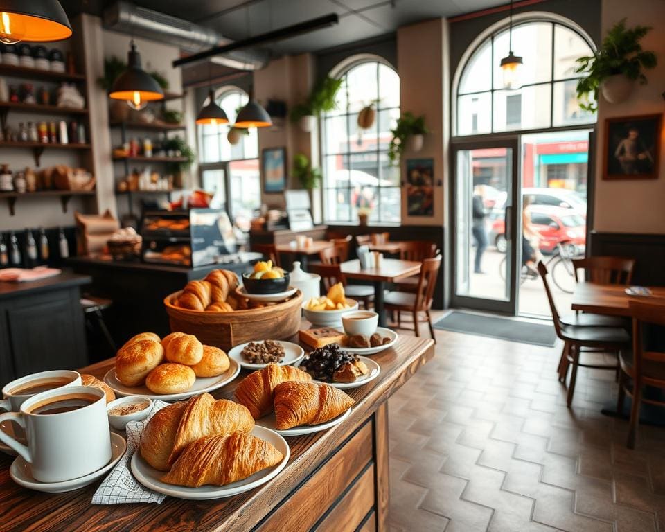 Wat zijn de populairste hotspots voor koffie en ontbijt?