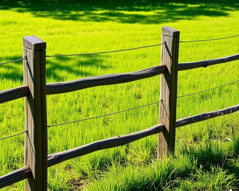 Wat zijn de voordelen van een houten afsluiting voor weide en tuin?