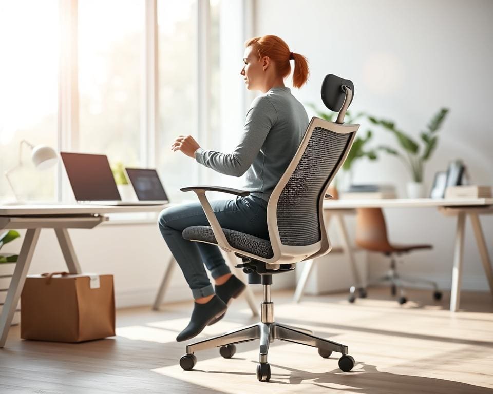 Welke beweging past bij een zittend beroep?