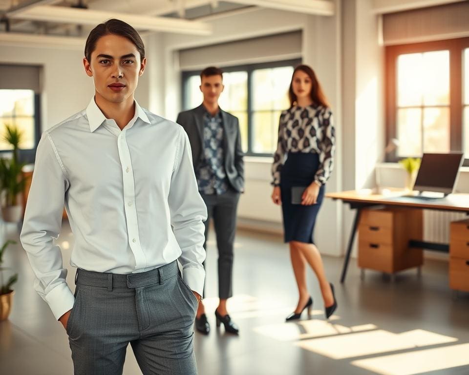 Welke kledingtrends zijn populair voor kantooroutfits?