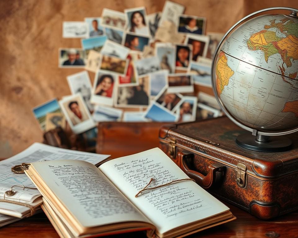 Welke objecten vertellen een verhaal over reizen?