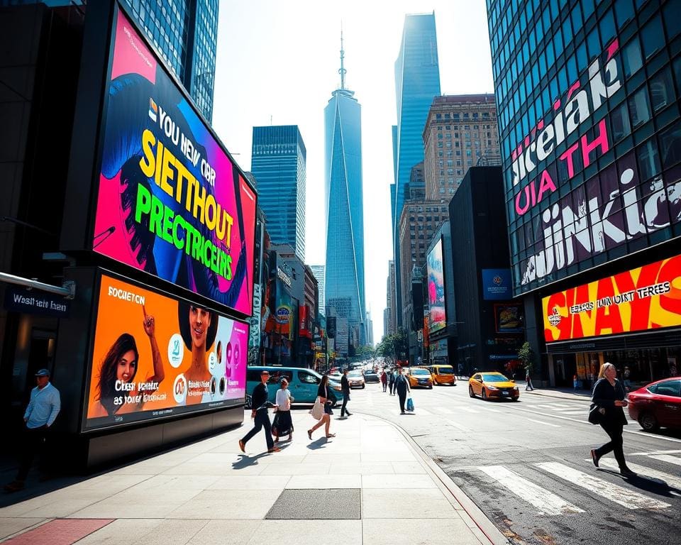 Welke vormen van buitenreclame trekken de meeste aandacht?