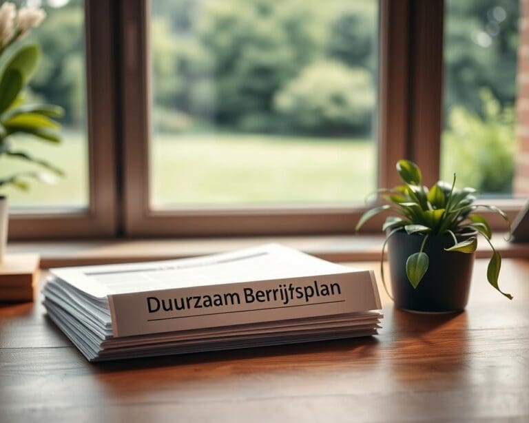 Hoe ontwikkel je een duurzaam bedrijfsplan?