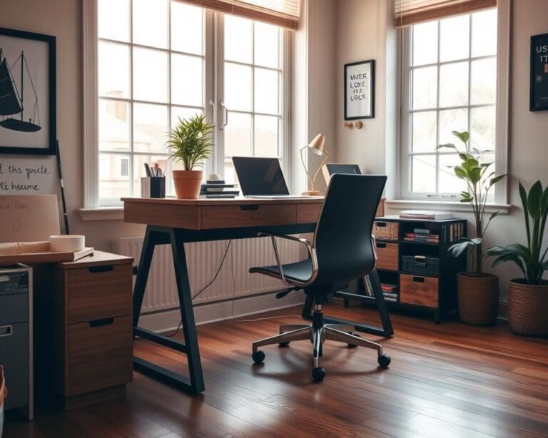 Hoe richt je een thuiskantoor praktisch in?