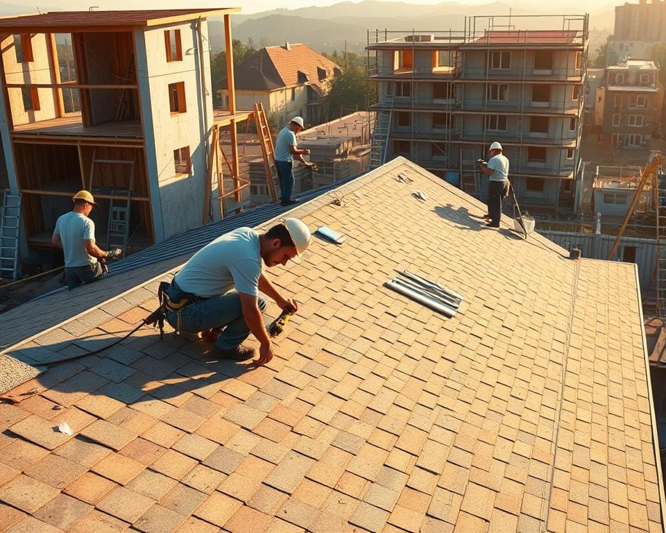 Wat helpt bij de installatie van een nieuw dak?