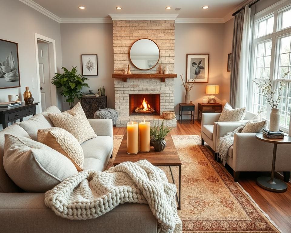 Hoe geef je je woonkamer warmte met accessoires?