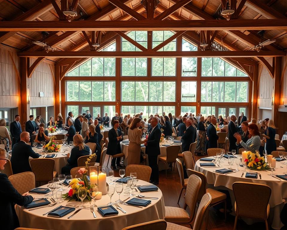 Hoe werkt een feestzaal op de Veluwe voor grote groepen?