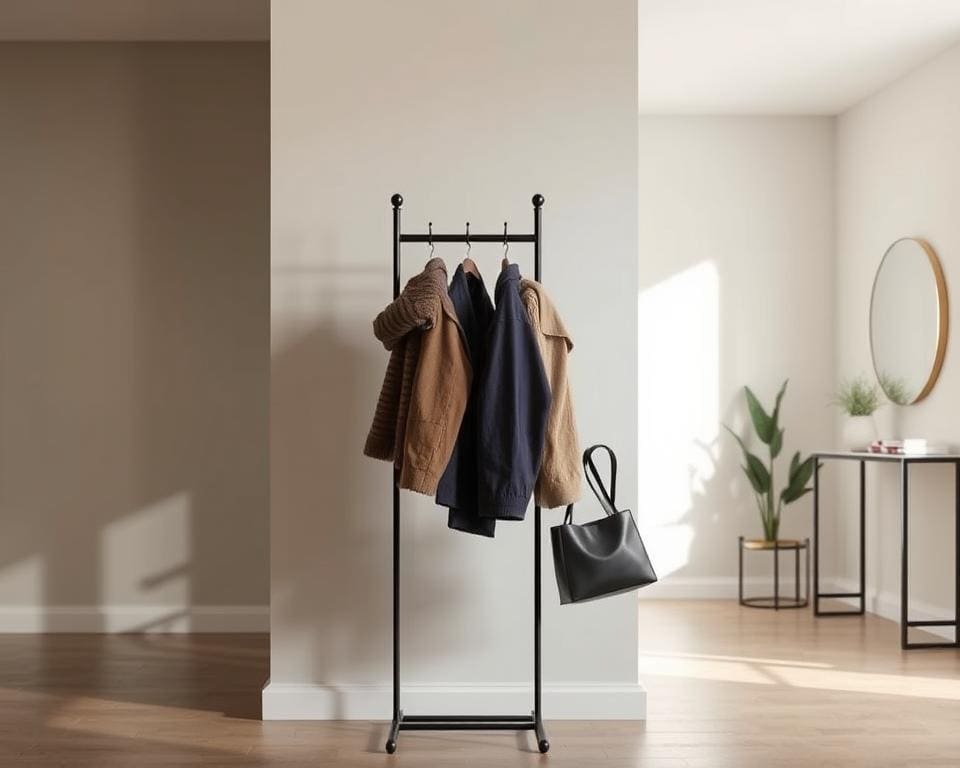 Waarom een minimalistische kapstok in zwart metaal kiezen?