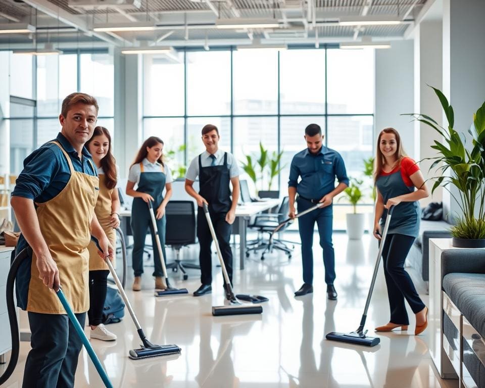 Wat doet een schoonmaakdienst voor bedrijven?