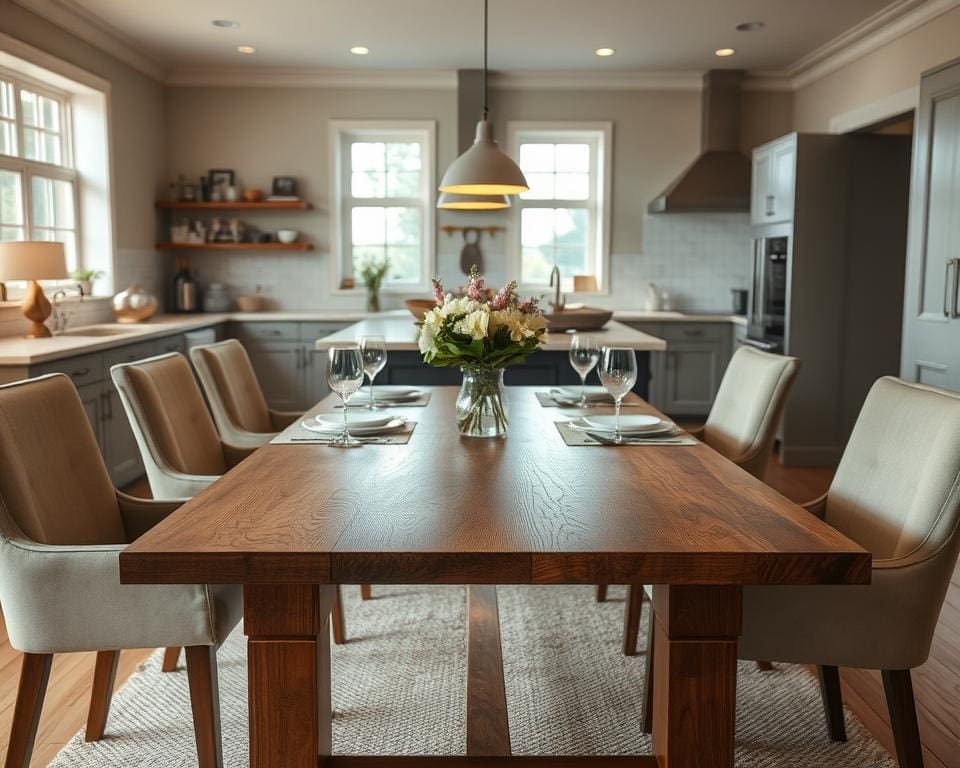 Wat maakt een goede keukentafel zo centraal?