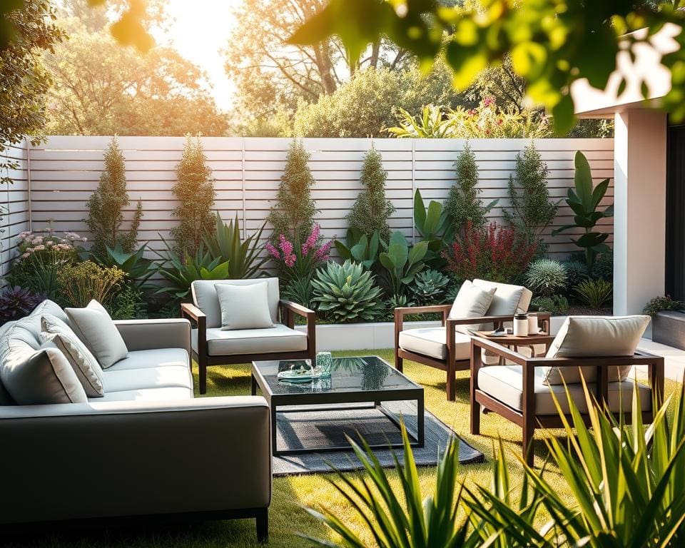 Welke loungeset past bij een moderne tuin?