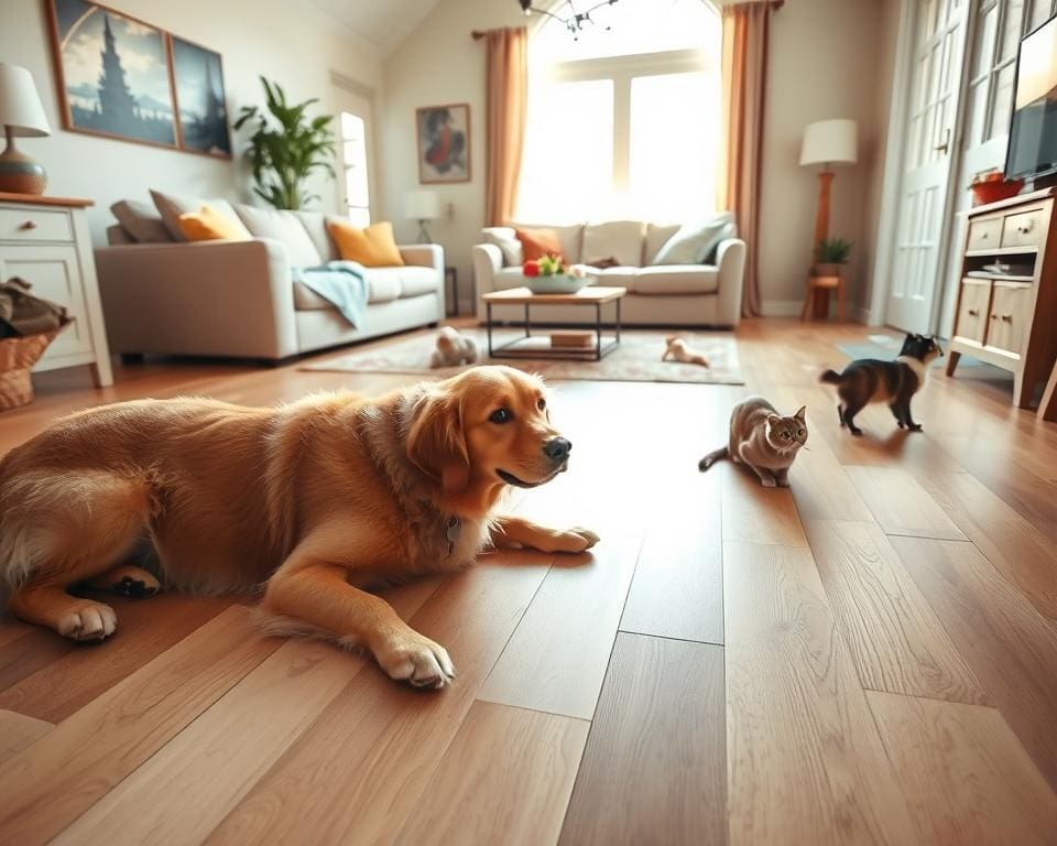 Welke vloeren zijn geschikt voor huisdieren?