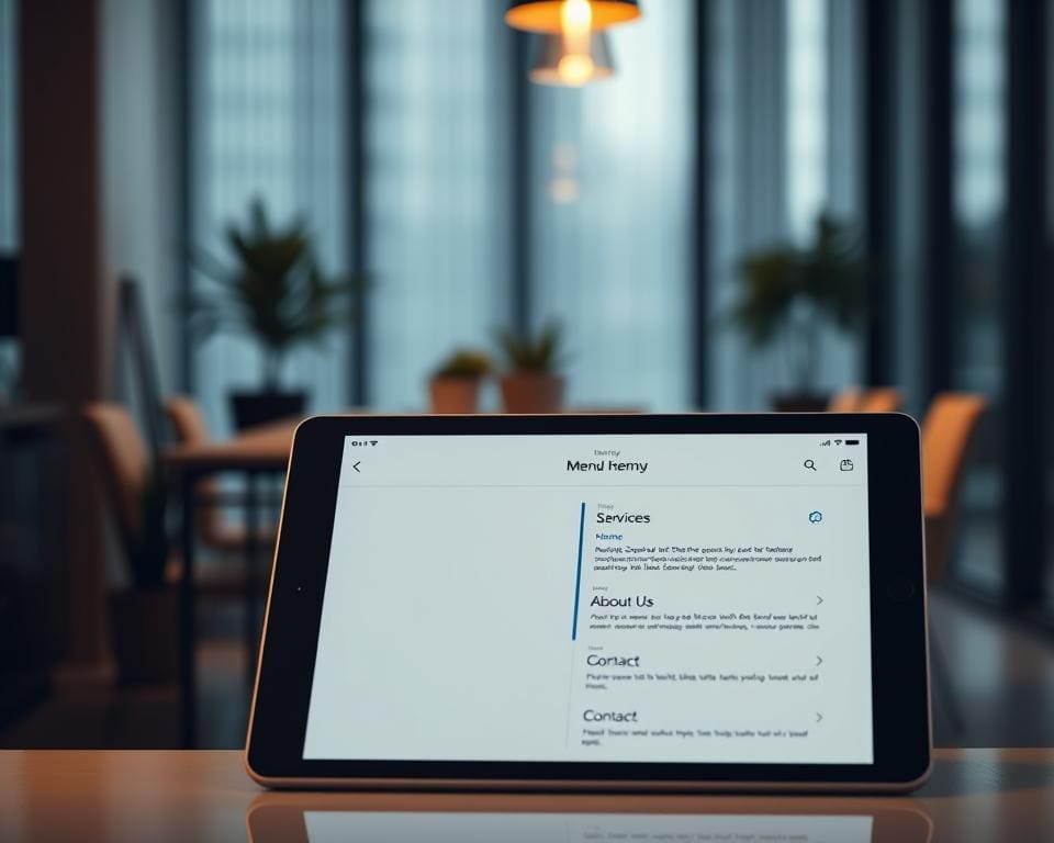 Hoe bepaal je een goede menustructuur?