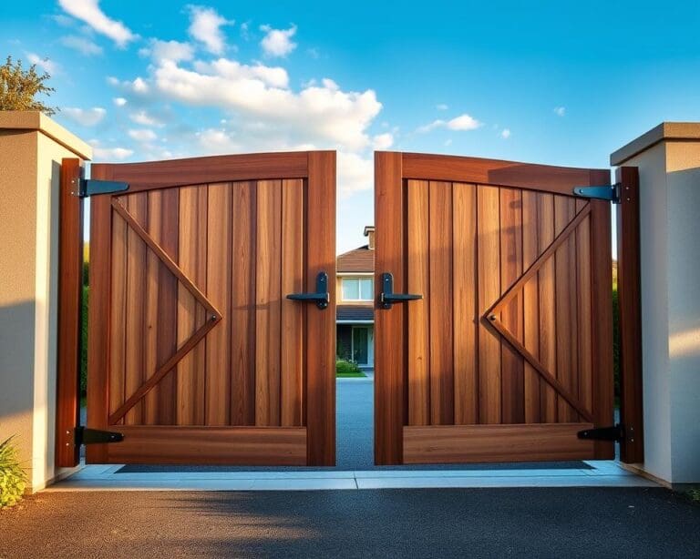 Waar koop je draaipoorten op maat bij poortonline.be?