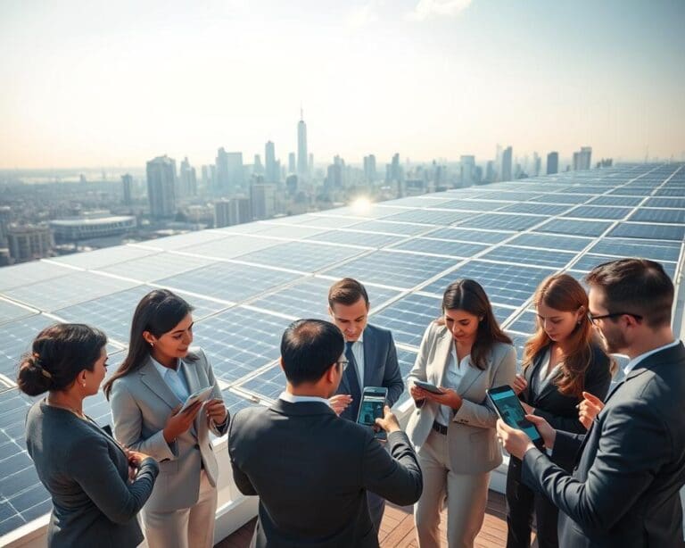 Waarom kiezen bedrijven voor zonnepanelen met apps?