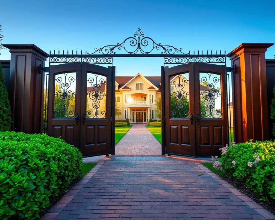 Waarom kiezen mensen voor een dubbele draaipoort voor de oprit?