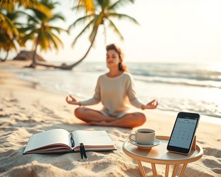 Hoe houd je routine tijdens vakanties?