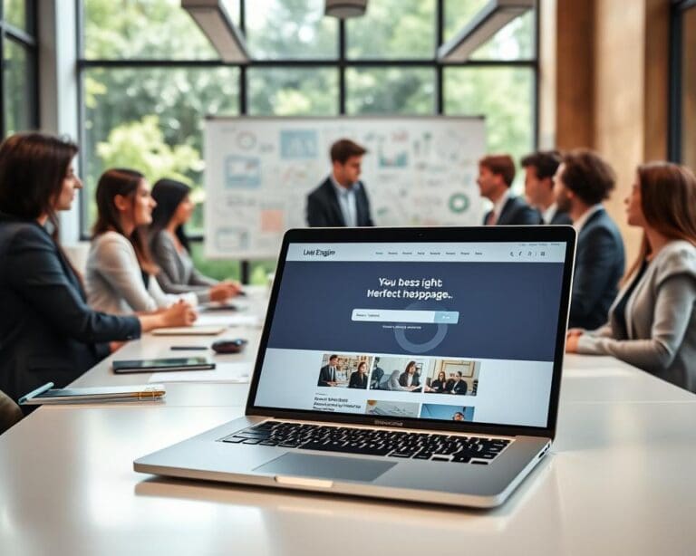 Hoe maak je een professionele homepage?