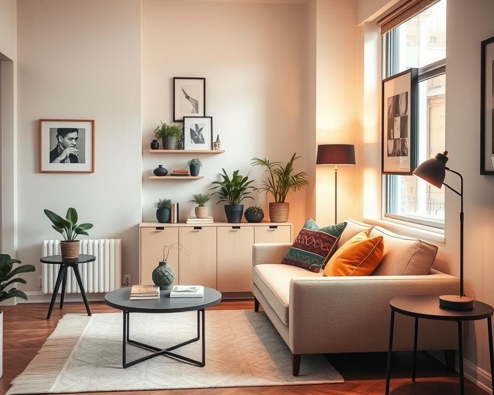 Interieurideeën voor een kleine woonkamer