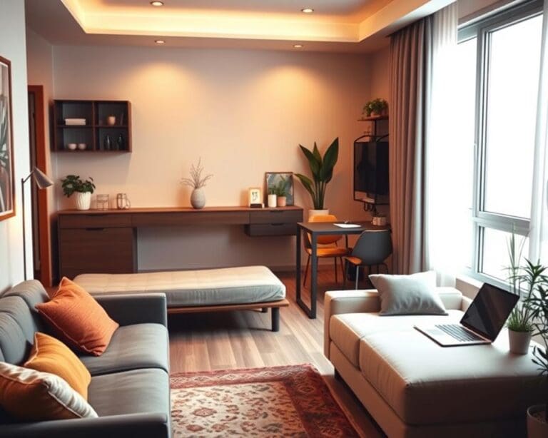 Welke meubels passen in een kleine studio?