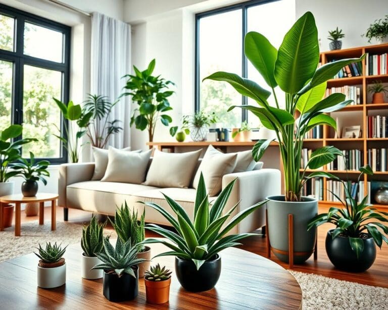 Welke planten passen in een moderne woonkamer?