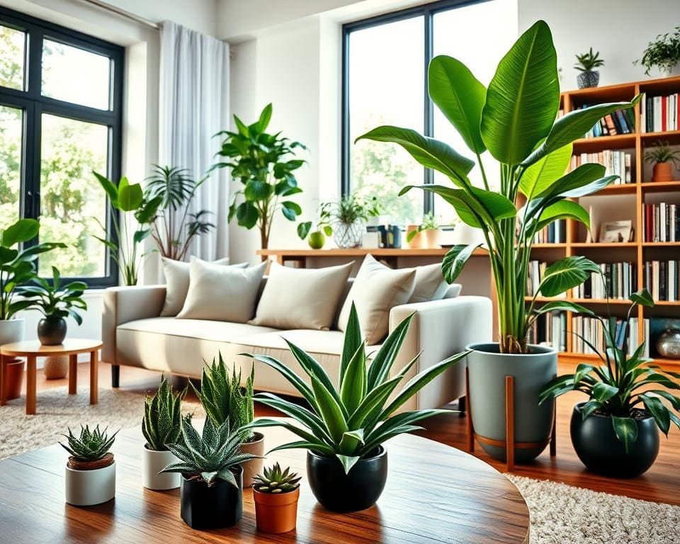 Welke planten passen in een moderne woonkamer?