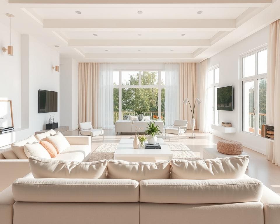 Welke verfkleuren maken een ruimte groter?