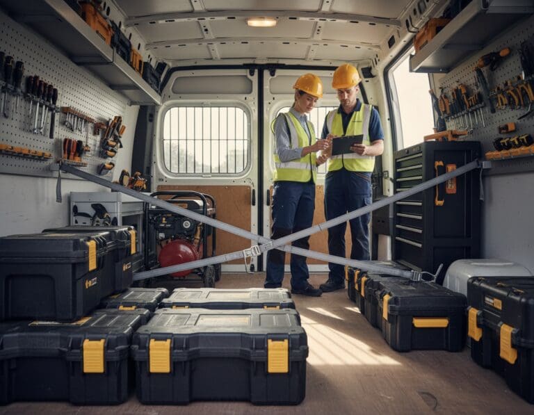 veilige opslag in bedrijfswagens