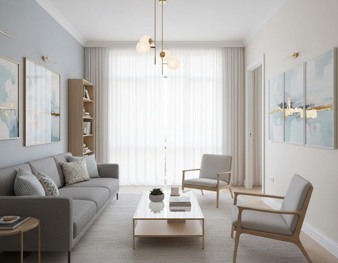 smalle woonkamer inrichten