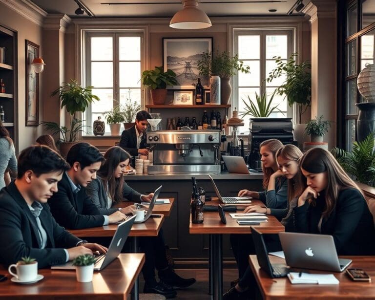 koffiebars Parijs werken