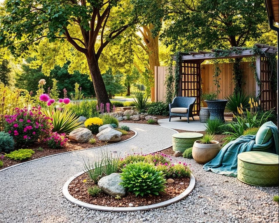 onderhoudsvriendelijke tuin
