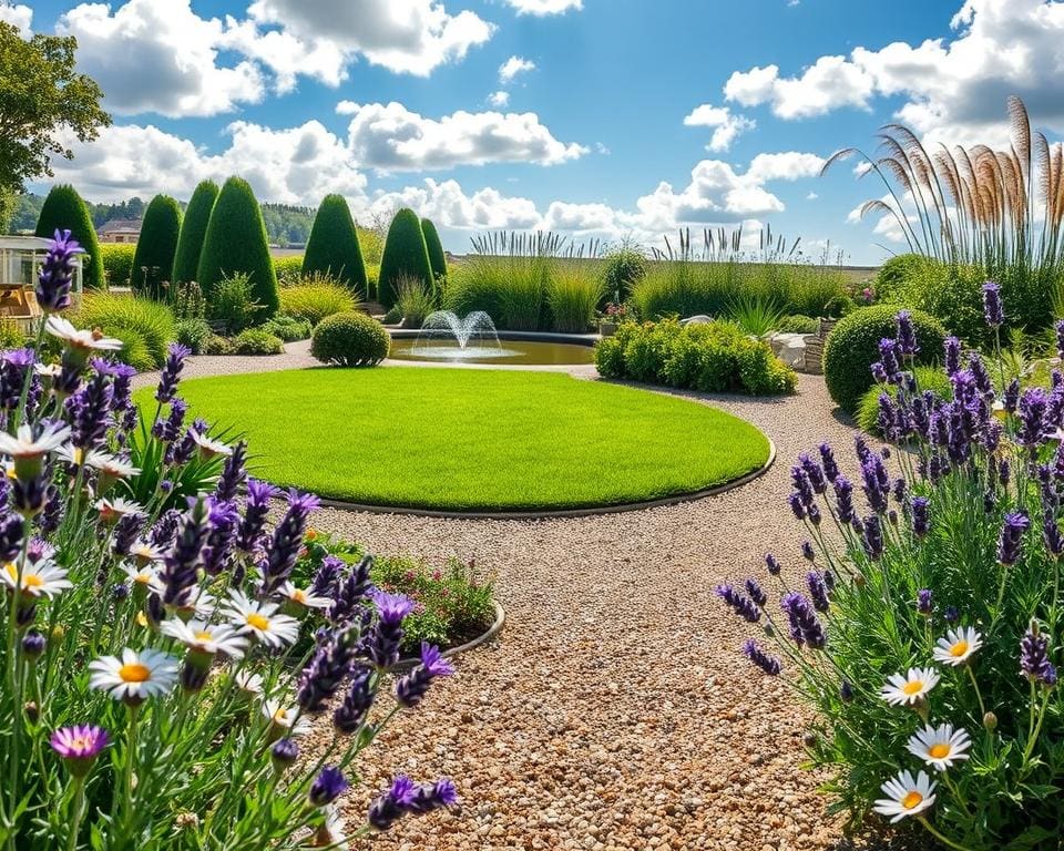 onderhoudsvriendelijke tuin