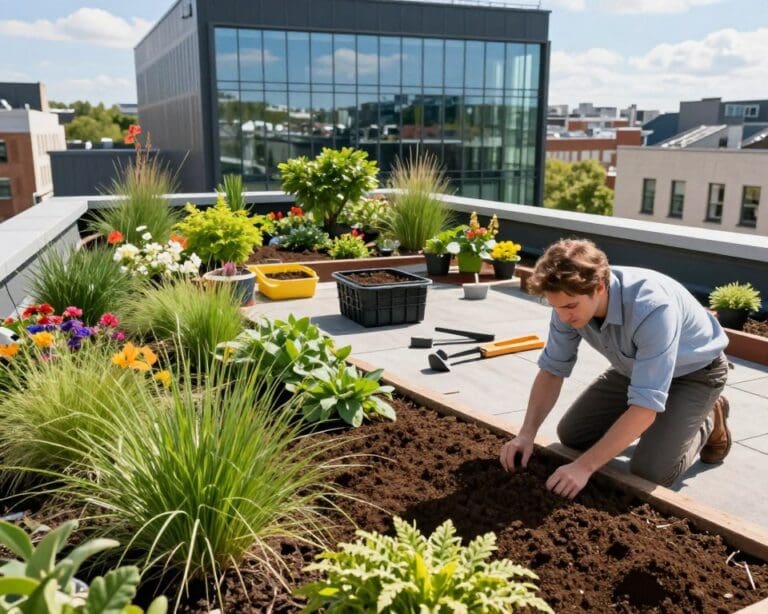 groen dak aanleggen