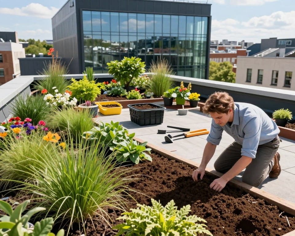 groen dak aanleggen