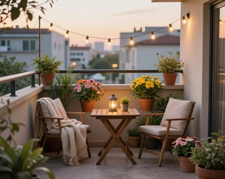 klein balkon inrichten